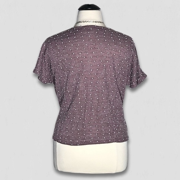 Flower & Feather Knit Top Rose Pink XL - Picture 2 of 10